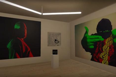 Photo from hip-hop exhibition.