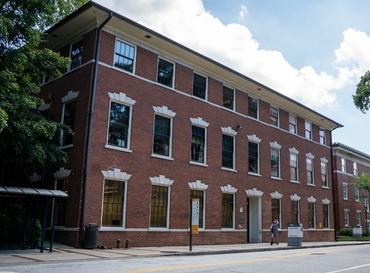 View of the Savant Building from Cherry Street.